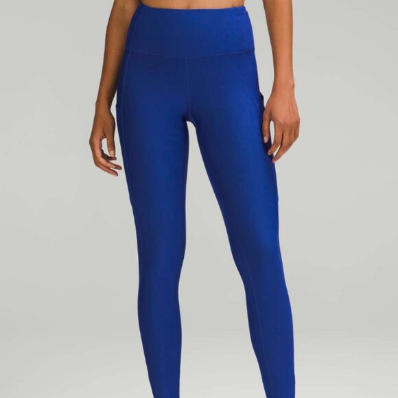 Lululemon Fast and Free Thermal Leggings with pockets 28" size 4 Black - Picture 12 of 15